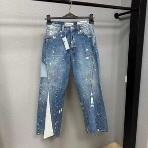 🚩steal Authentic Lanvin X gallery dept Artistic Blue Flare Jeans